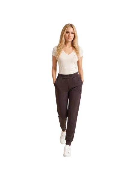 Pantaloni Eax maro