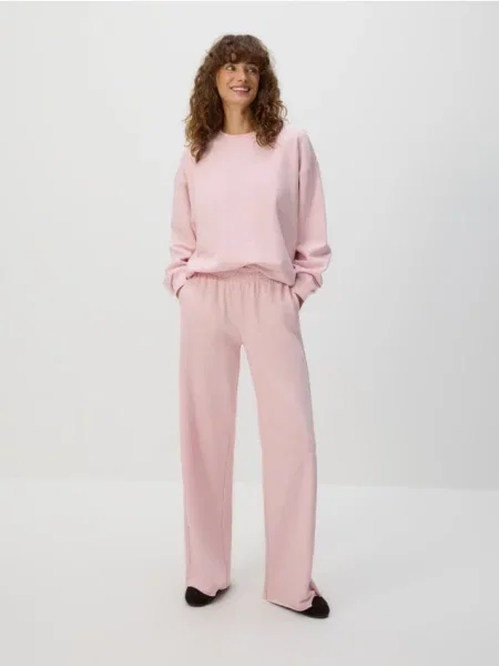 Reserved Спортивні штани пастельний рожевий