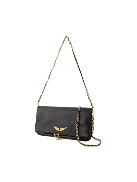 Torebka crossbody Zadig&voltaire skórzana czarna