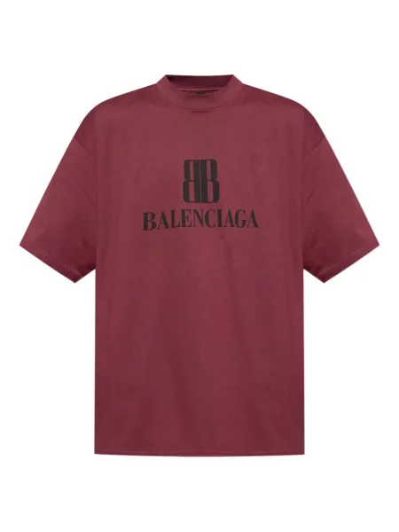 Póló Balenciaga nyomtatás piros