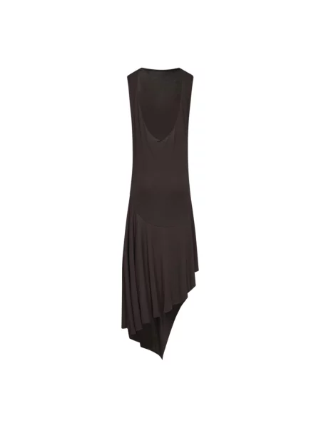 Sukienka maxi Alaïa brązowa
