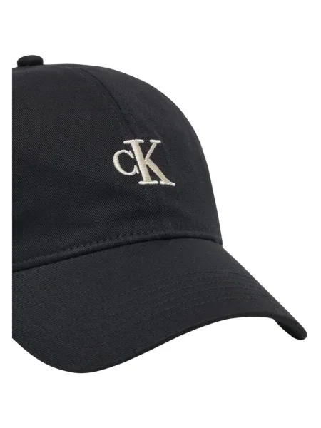 Calvin Klein Jeans Monogram Embroidery Cap Black Universal negru