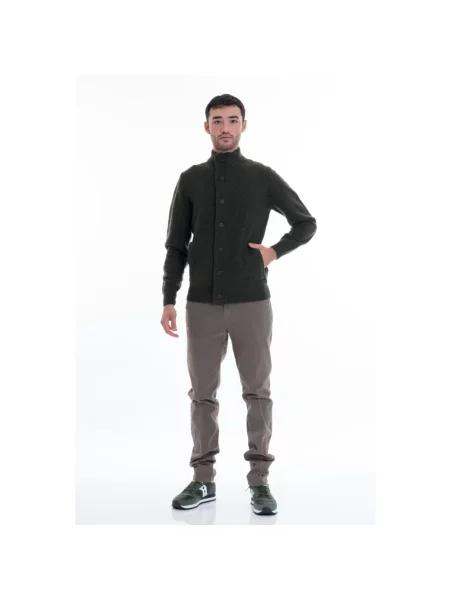 Sweter Barbour wełniany zielony