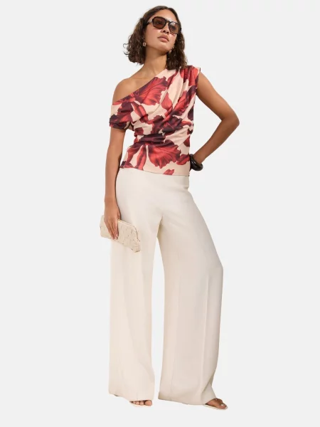 Friends Like These Bluză crem roșu