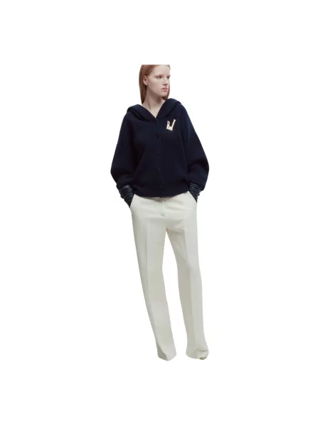 Spodnie Erika Cavallini ze stretchu beżowe