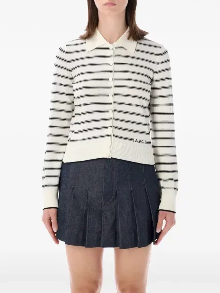 Cardigan A.p.c. cu dungi alb