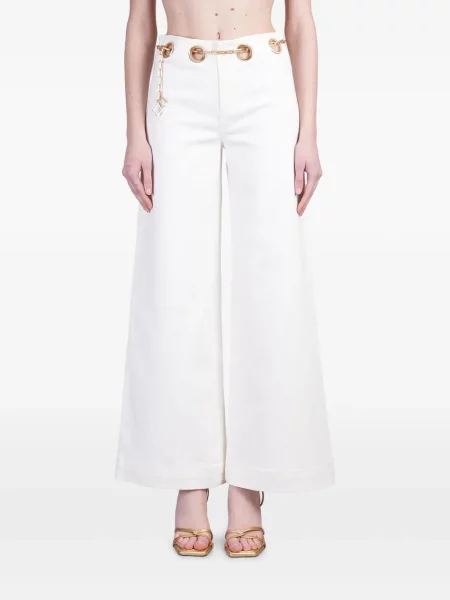 Pantaloni Cult Gaia alb