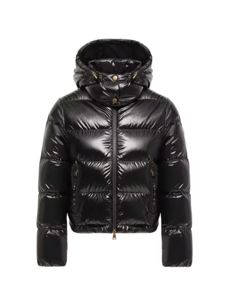 Matlasat geacă Moncler negru