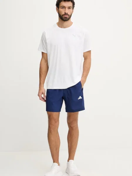 Adidas Performance szorty treningowe niebieskie