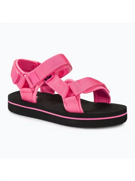 Sandály Lee Cooper black / fuxia růžové