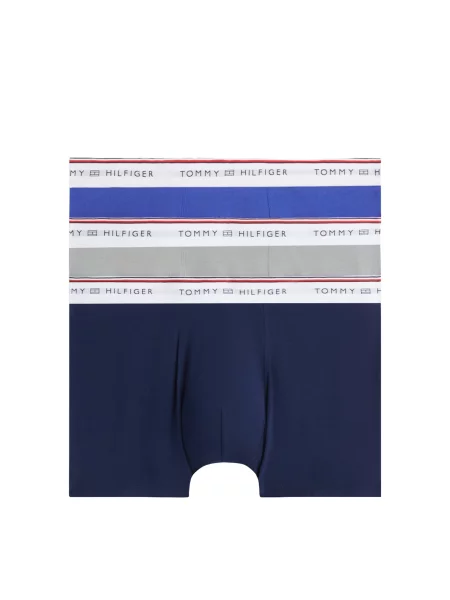 Tommy Hilfiger Underwear Boxeri albastru / albastru noapte / gri alb