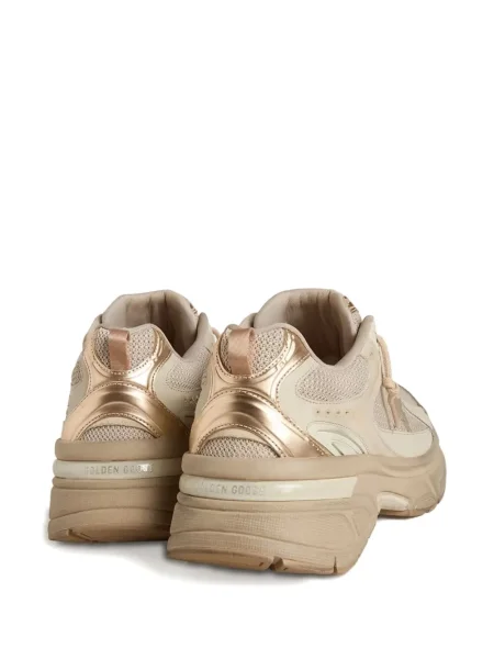 Маратонки Golden Goose с връзки с дантела златисто