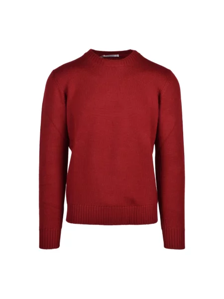 Sweter Kangra wełniany czerwony