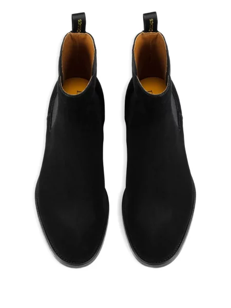Botine Doucal's din piele de căprioară negru