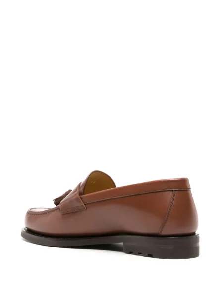 Pantofi loafer Brunello Cucinelli din piele maro