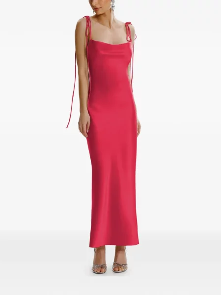 Rochie maxi Framboise fără mâneci de costum roșu