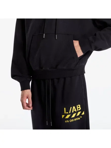 Mikina s kapucňou L/ab C/o Off-white biela
