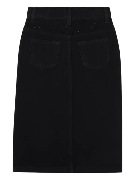 Spódnica jeansowa dziecięca Sonia Rykiel Enfant czarna