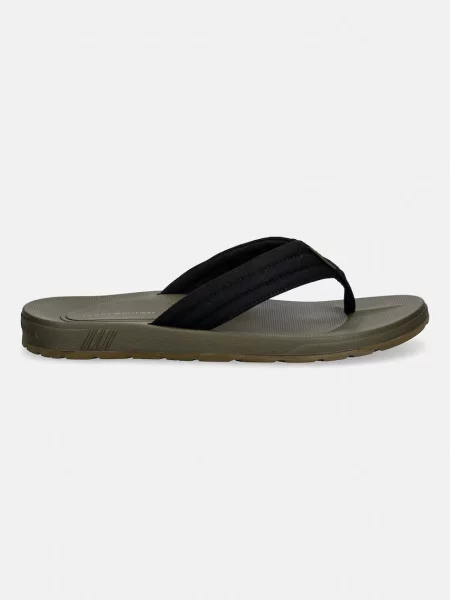 Tommy Hilfiger japonke MOLDED HILFIGER LTH BEACH SANDAL črna