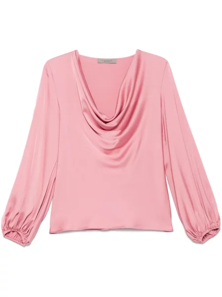Bluză D.exterior din satin roz
