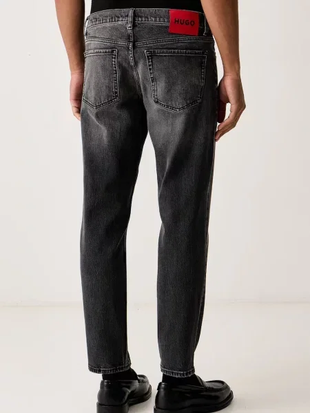 HUGO jeansy tapered szary