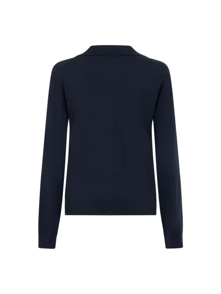 Weekend Max Mara Sweter Cappa blau niebieski