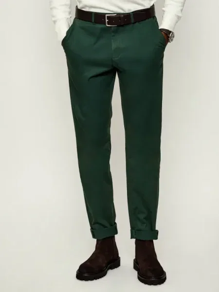 Tommy Hilfiger Pantaloni chino Harlem | Tapered fit verde