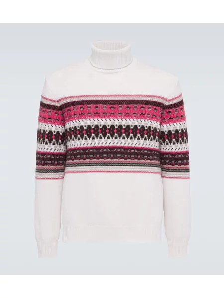 Golf golf Zegna z kaszmiru biały