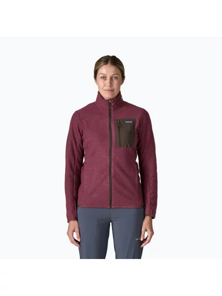 Bluză fleece pentru femei Patagonia R1 Air berry fig