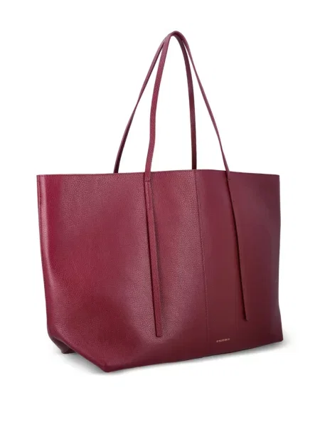 Geanta de piele By Malene Birger din piele roșu