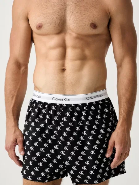 Calvin Klein Underwear Boxeralsók éjkék / fekete / fehér szürke