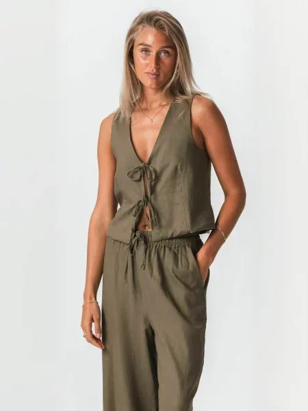 TEESHOPPEN Vestă Hoer verde