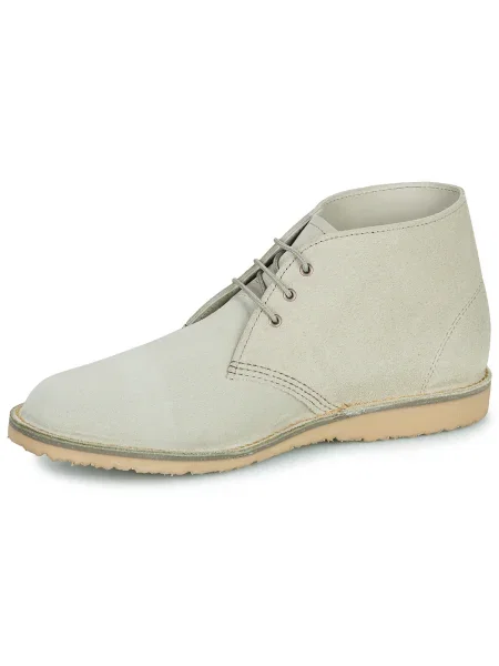 Red Wing pantofi de piele întoarsă Weekender Chukka bej gri