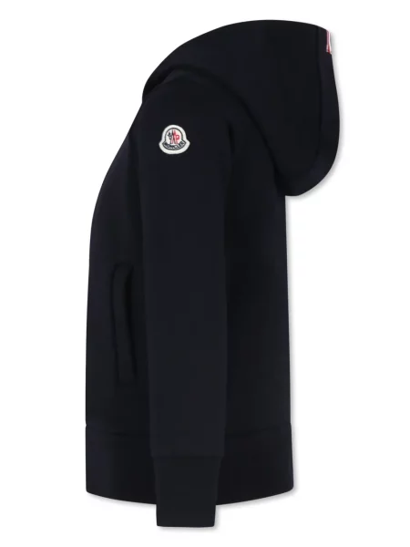 Bluza z kapturem dziecięca Moncler Enfant niebieska