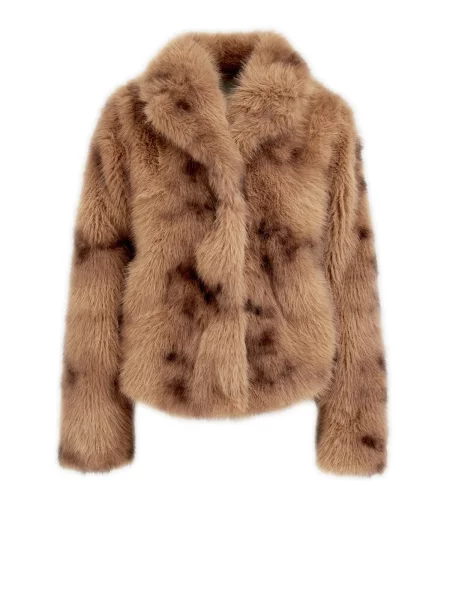 WE Fashion Geacă de iarnă deschis / închis maro