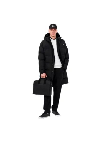 Torba na laptopa Lacoste czarna