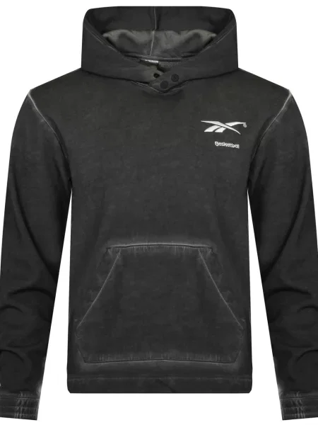 Pulover Reebok s kapuco črna