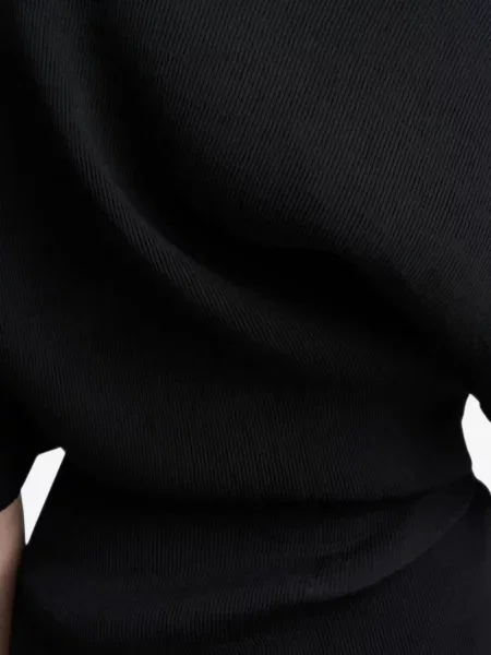 Rochie midi Séfr drapată negru