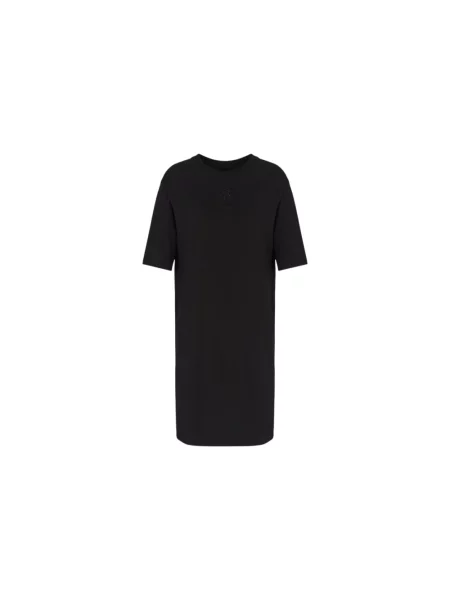Armani Exchange sukienka mini prosta czarny