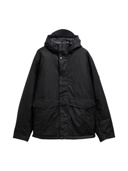 Woskowana kurtka Barbour czarna