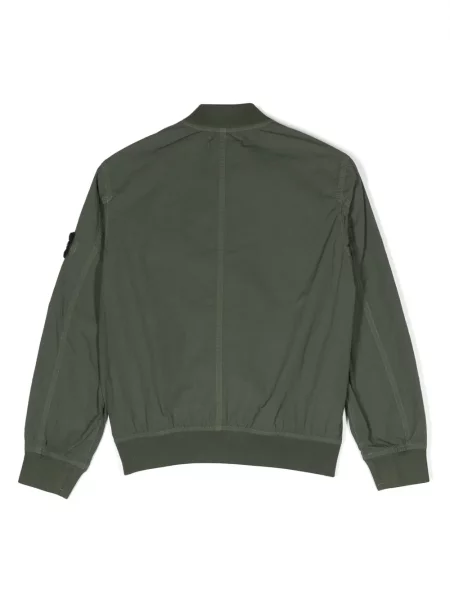 Kurtka bomber dziecięcy Stone Island zielony