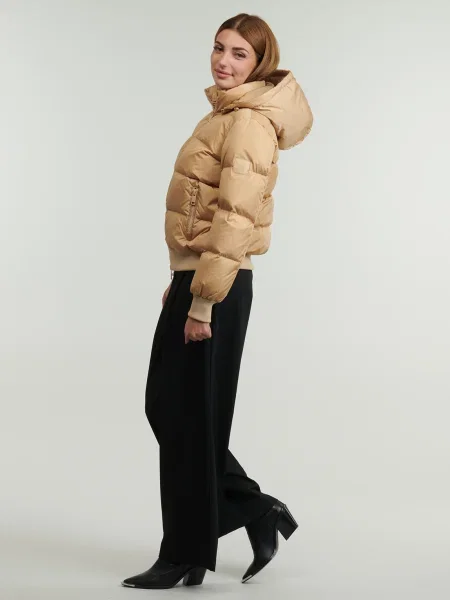 Páperová bunda Armani Exchange béžová