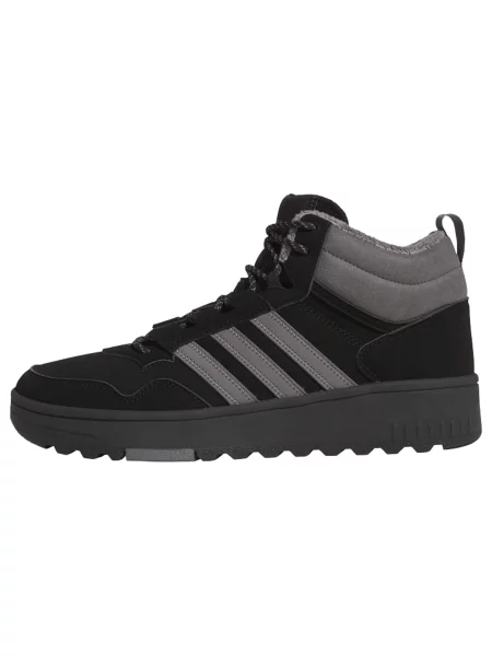 ADIDAS SPORTSWEAR Μπότες με κορδόνια Hoops γκρι μαύρο