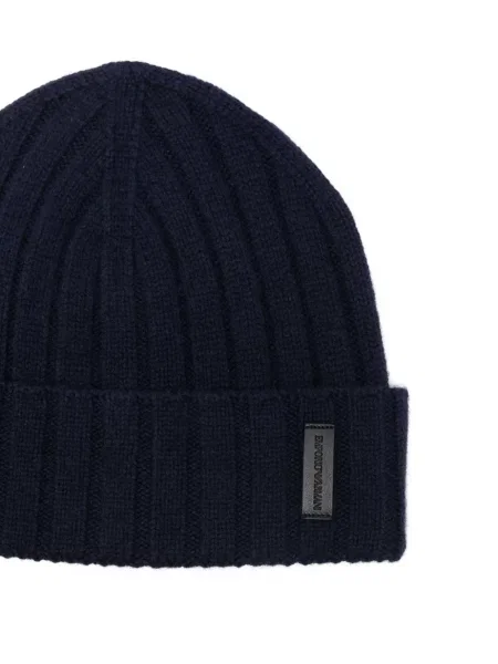 Căciulă Emporio Armani din cașmir albastru