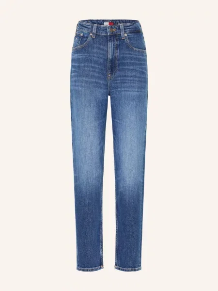 Tommy Jeans Mom Džíny Mom High Tapered denim dark