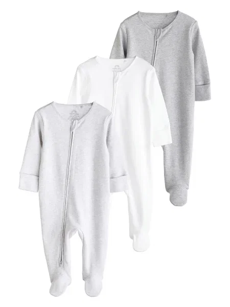 Next Pijamale / argintiu / deschis gri