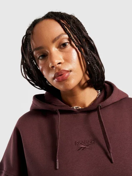 Reebok Bluza Z Kapturem Rikke brązowa
