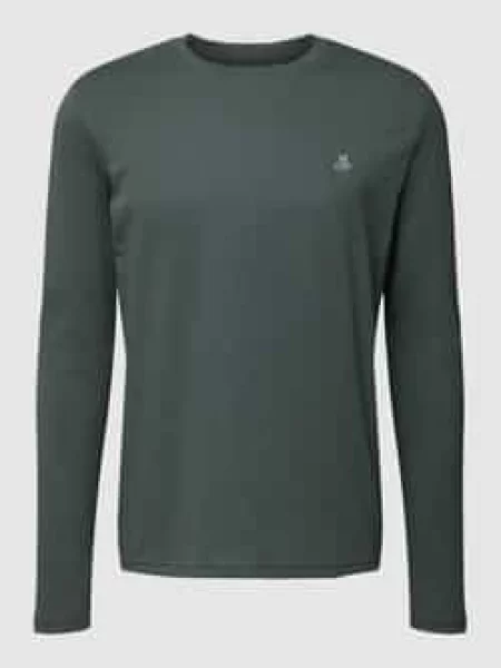 Marc O'Polo longsleeve gładki zielony