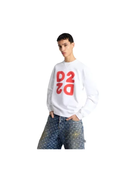 Bluza nierozpinana Dsquared2 biała