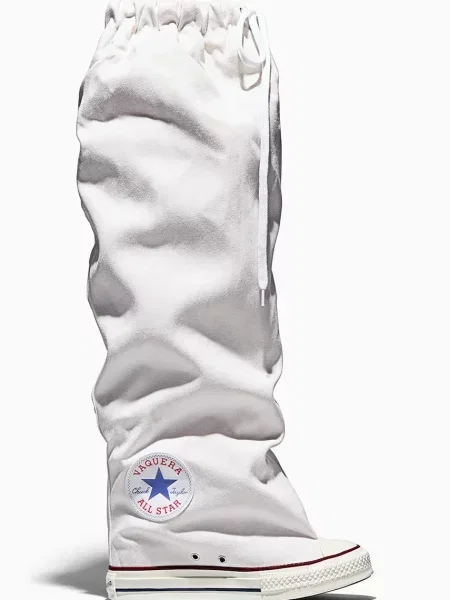 Високи кецове Converse x Vaquera Chuck Taylor All Star Wedge XX-HI бяло